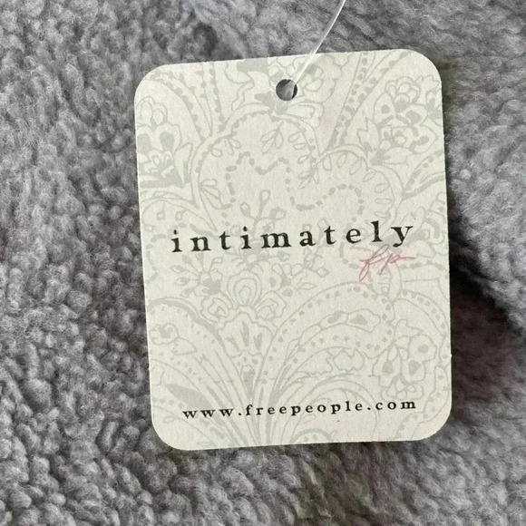 🆕 Free People Movement Storm Grey Kelly Oversize Sweater Top S🆕 - Picture 15 of 16